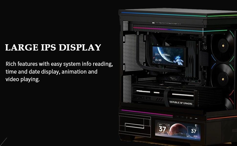 Refrigeración Líquida Thermalright Trofeo Vision 360 ARGB Negra vista 5