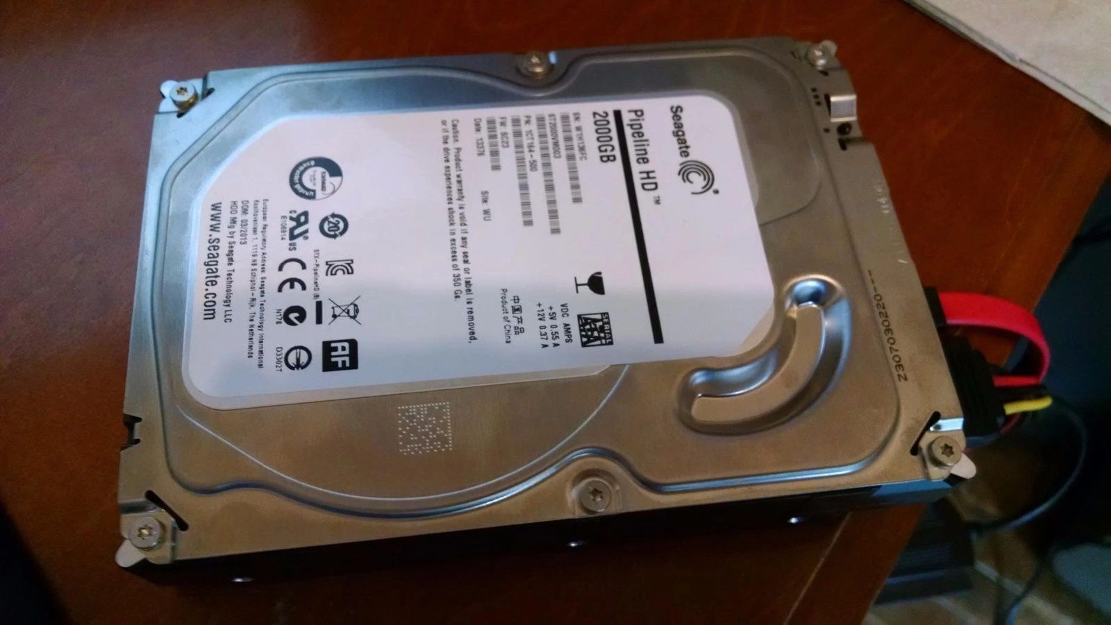 Disco Duro Seagate Video 3.5 HDD 2 TB vista 3