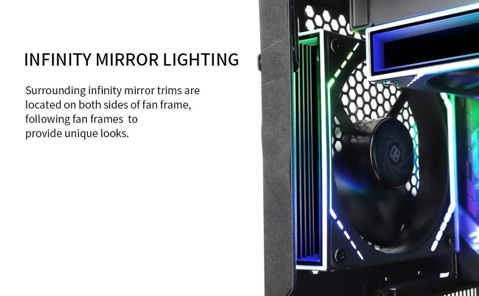 Ventilador ARGB Thermalright TL-M12 Espejo Infinito Negro (Unidad) vista 5