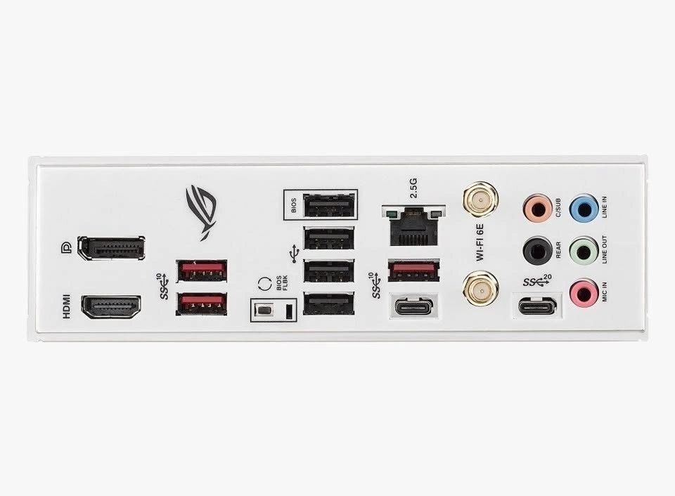 Placa Base ASUS ROG Strix B650-A Gaming WiFi Blanca vista 6