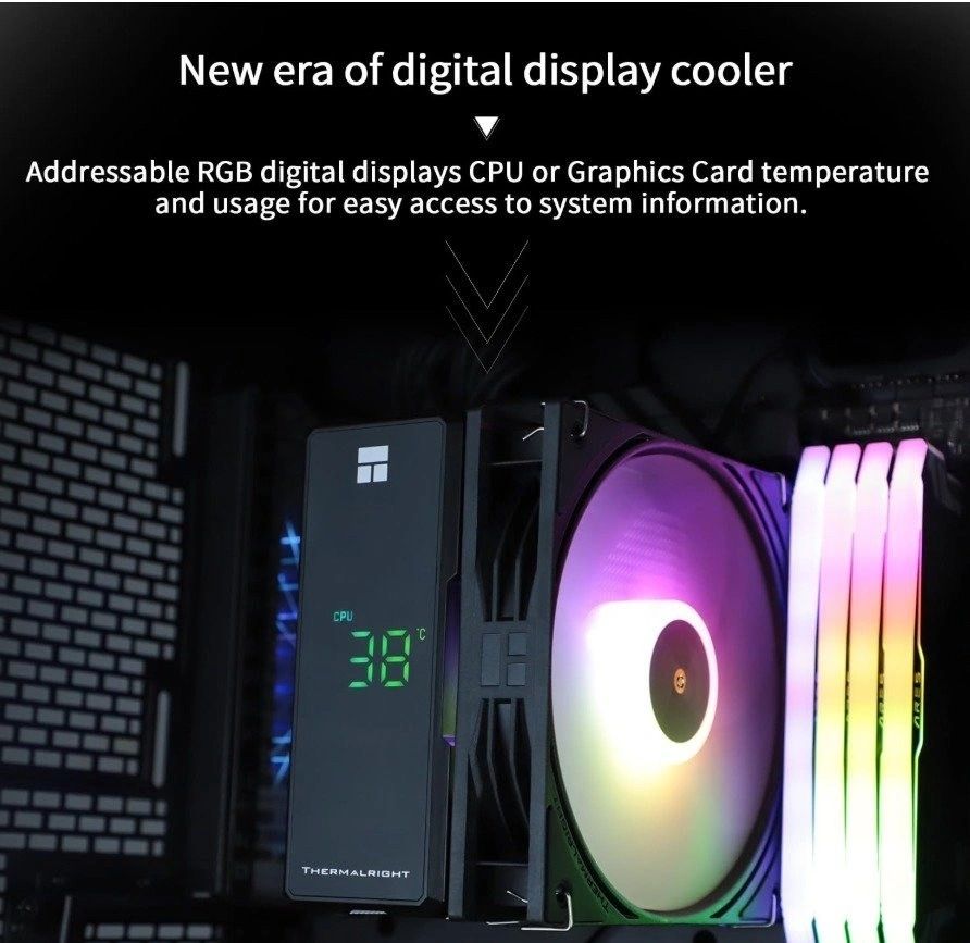 Disipador CPU Thermalright Assassin X 120 R Digital ARGB Negro vista 2