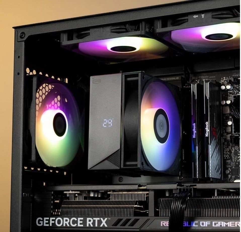 Disipador CPU PCCooler RT500 Digital ARGB Negro vista 5