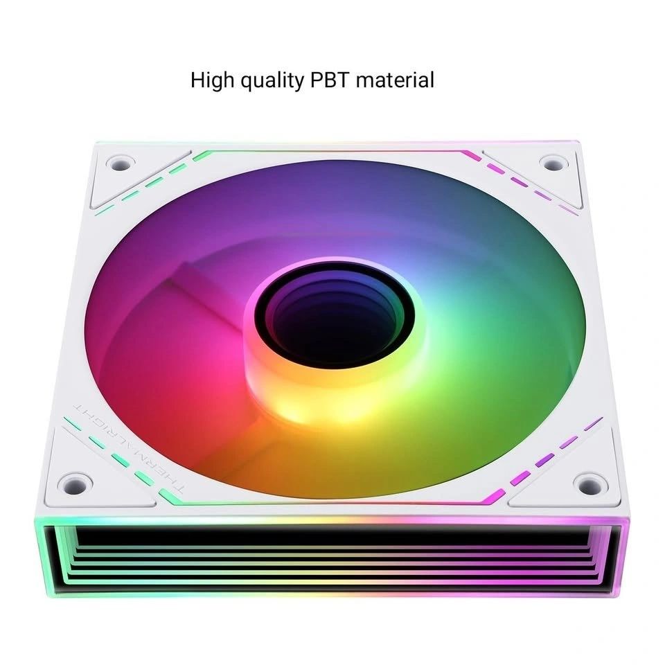 Ventilador ARGB Thermalright TL-M12W-S Espejo Infinito Blanco (Unidad) vista 8