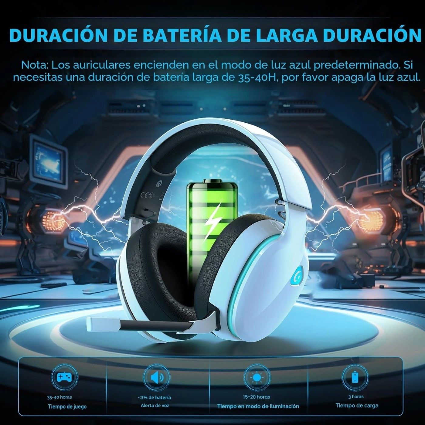 Diadema Gtheos Captain 300 Blanca vista 6