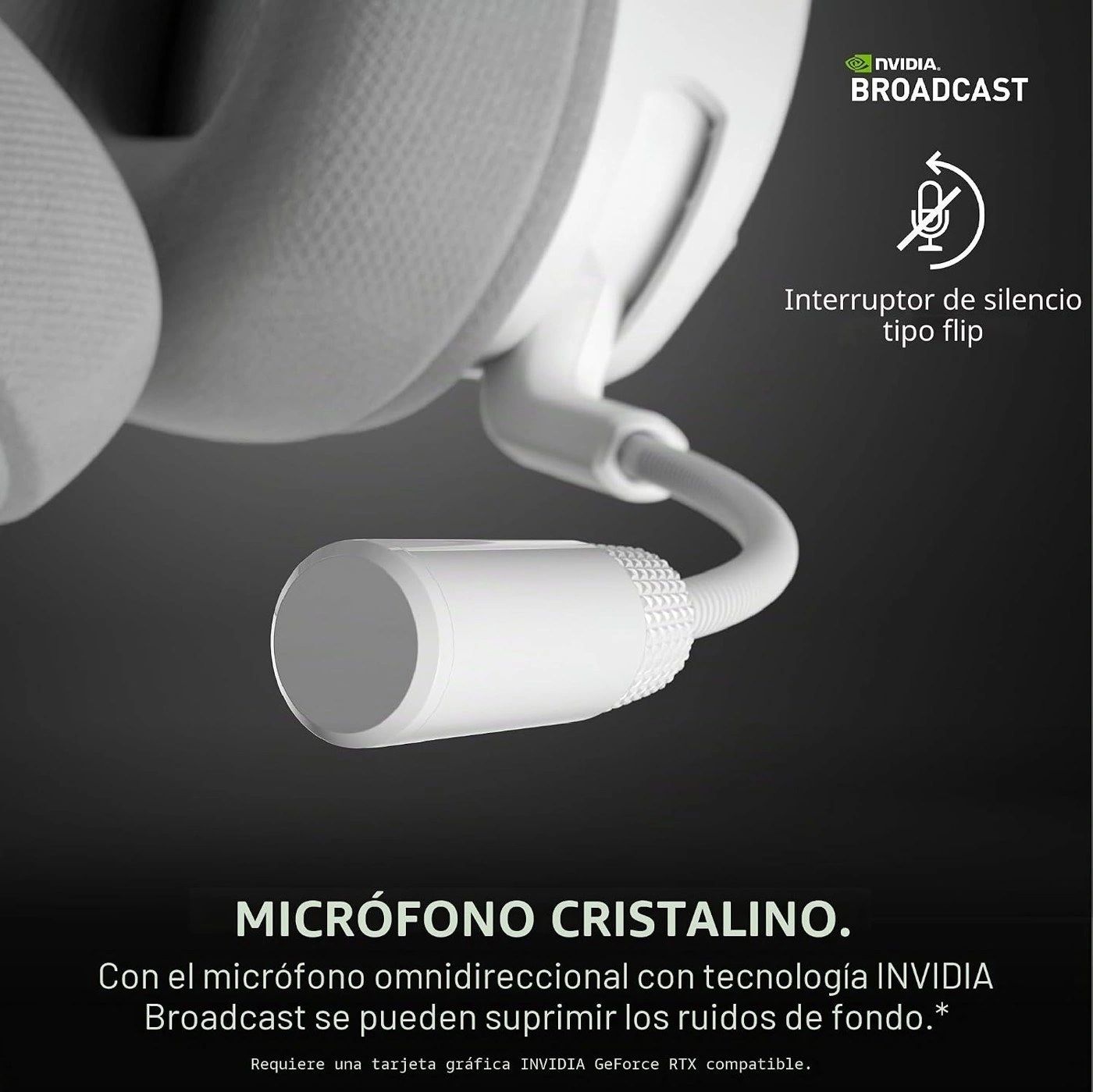 Diadema CORSAIR VOID Wireless v2 Blanca vista 6