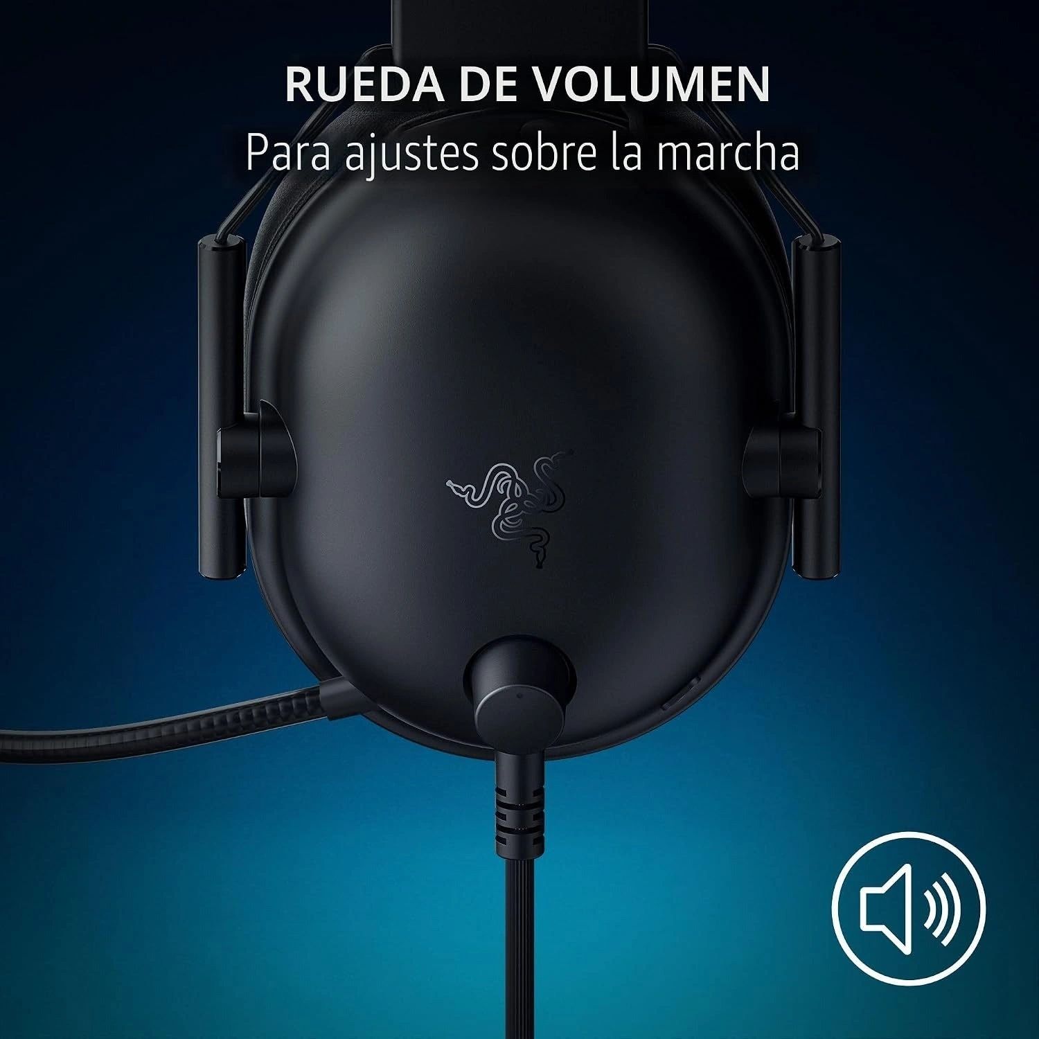 Diadema Razer BlackShark V2 X Negra vista 5