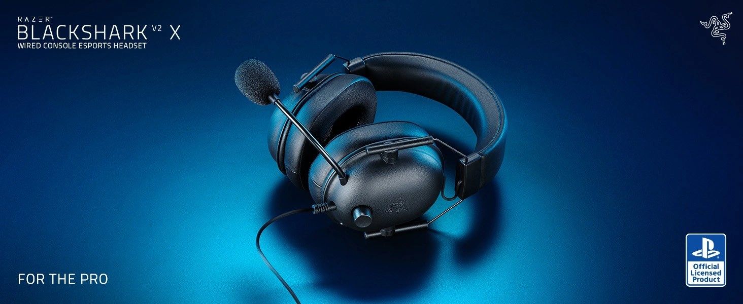 Diadema Razer BlackShark V2 X Negra vista 2