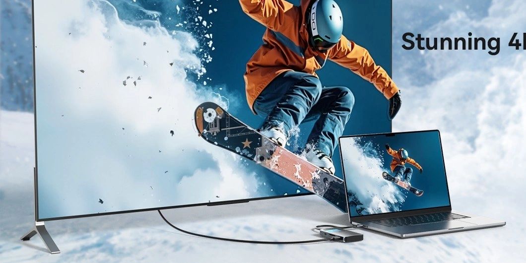 Hub USB-C MOKIN 7 en 1 con Pantalla vista 4