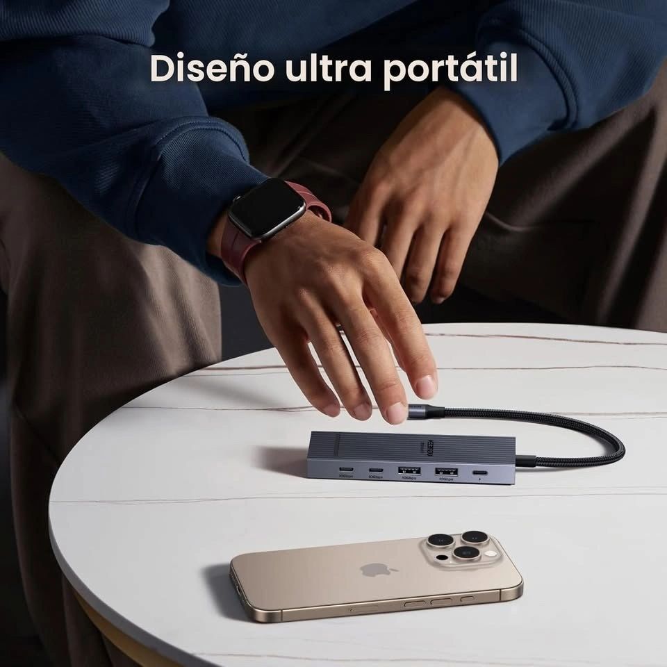 Hub USB-C UGREEN Revodok Pro 6 en 1 vista 2