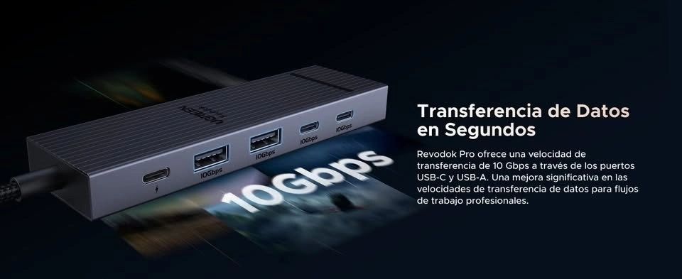 Hub USB-C UGREEN Revodok Pro 6 en 1 vista 7