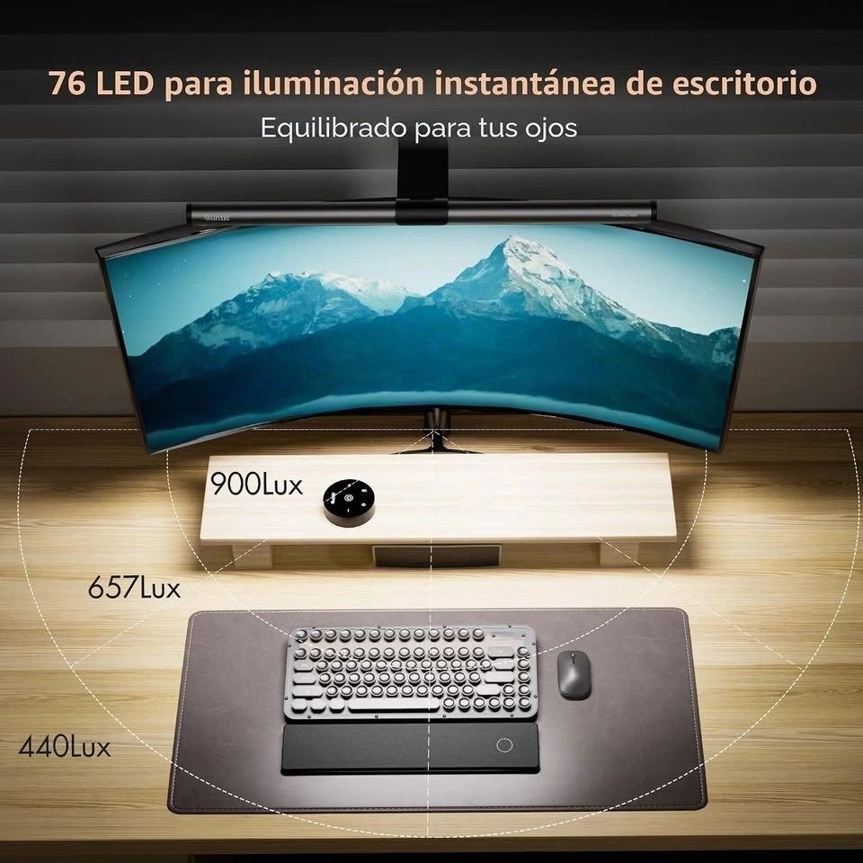 Lámpara de Monitor Quntis ScreenLinear vista 3
