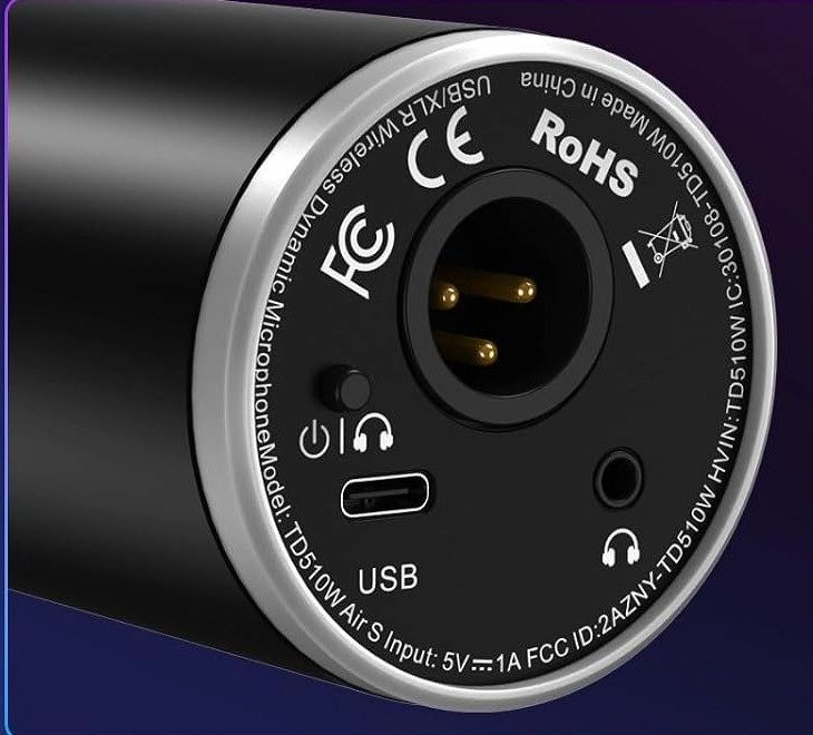 Micrófono TONOR TD510W Inalámbrico vista 3