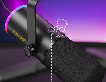 Micrófono TONOR TD510 USB/XLR vista 3