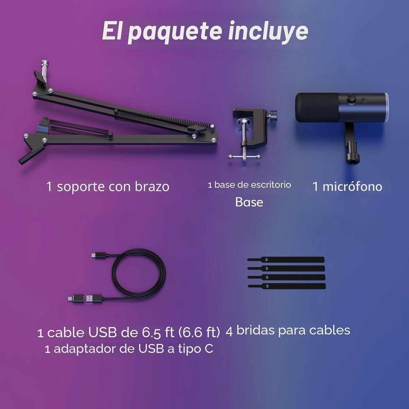 Kit TONOR TD510 con Brazo vista 4