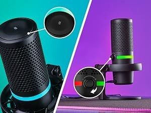 Micrófono HyperX DuoCast RGB vista 4