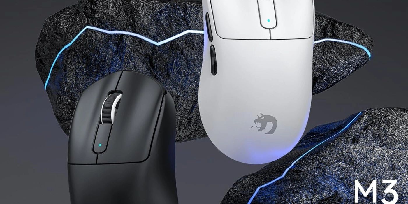 Mouse Gamer Mambasnake M3 Blanco vista 2