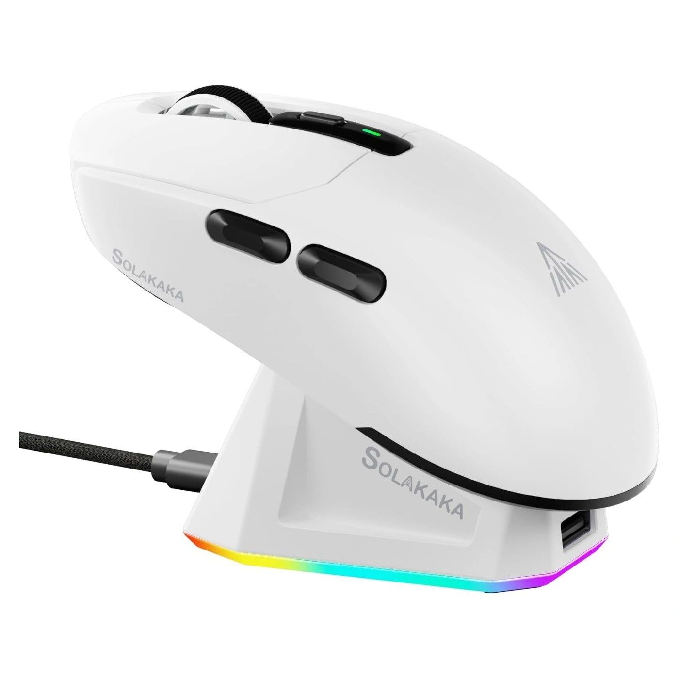 Mouse Gamer SOLAKAKA SM820 Blanco