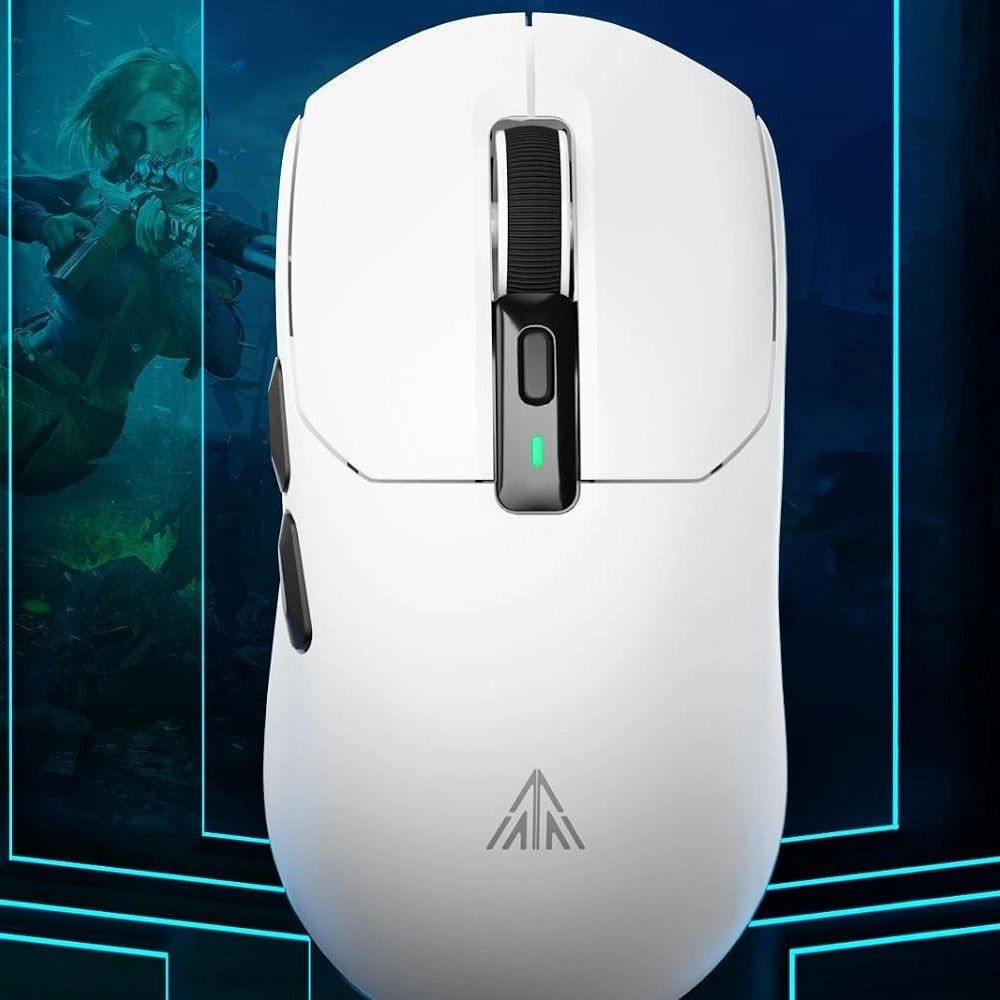 Mouse Gamer SOLAKAKA SM820 Blanco vista 6
