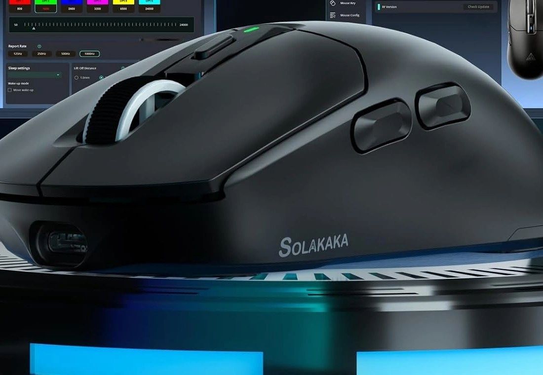 Mouse Gamer SOLAKAKA SM820 Negro vista 4