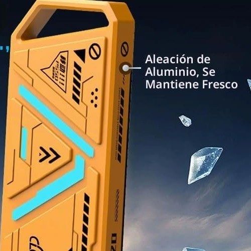 Carcasa SSD CLOUDECK RGB Naranja vista 7