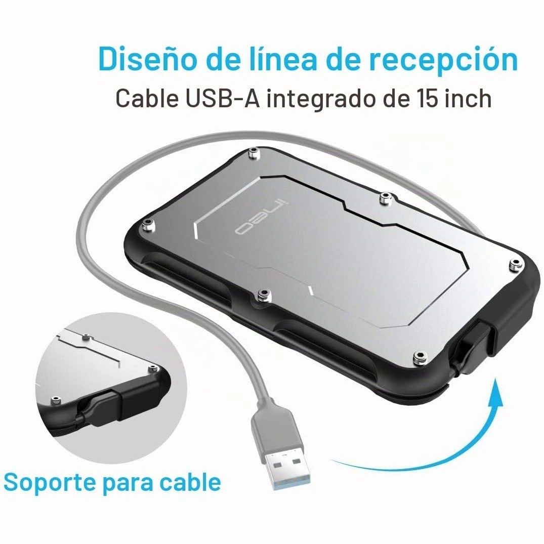 Carcasa Disco 2,5" ineo Antigolpes IP66 vista 4