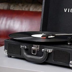 Tocadiscos Victrola Journey Maleta Café vista 6