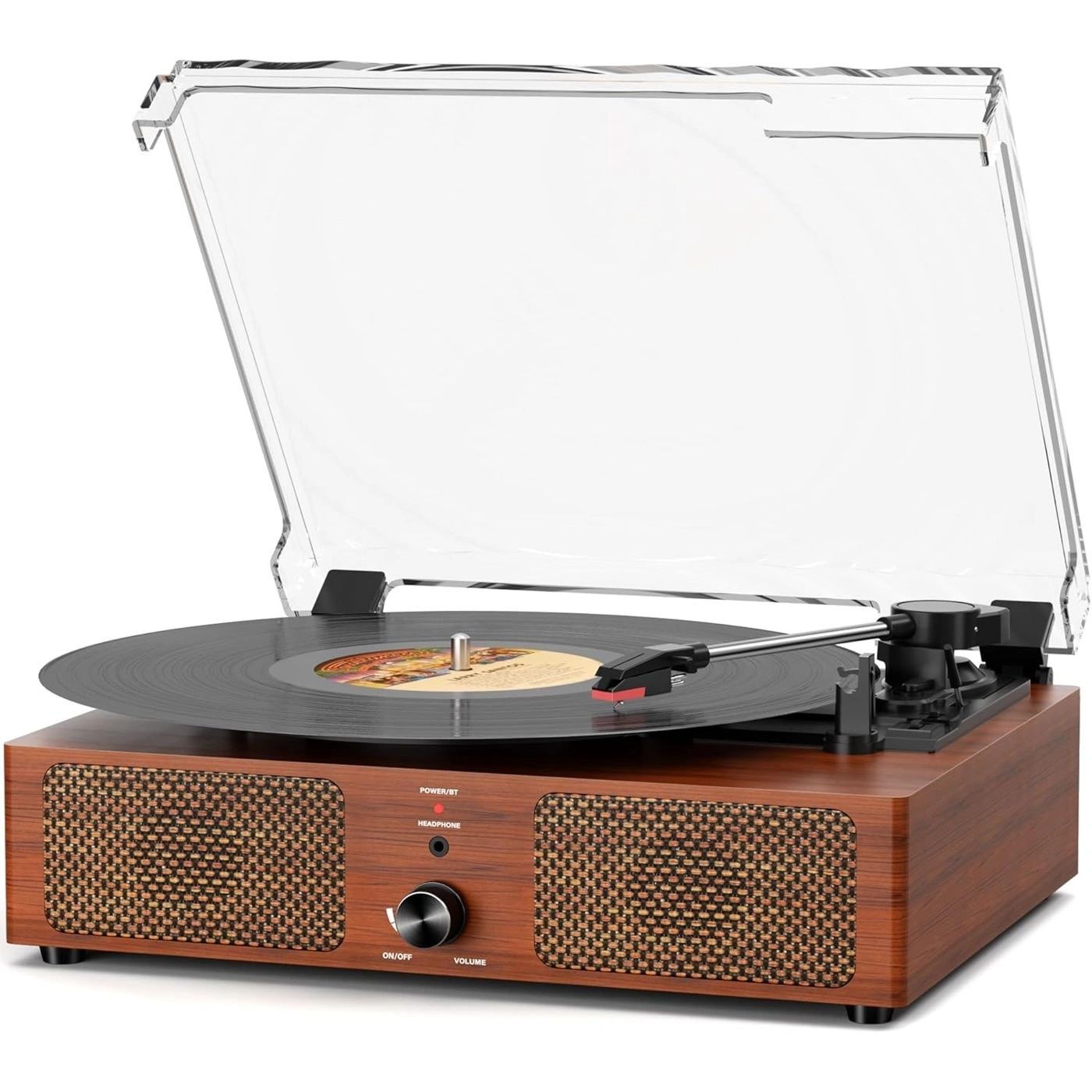 Tocadiscos Madera 2 en 1 USB