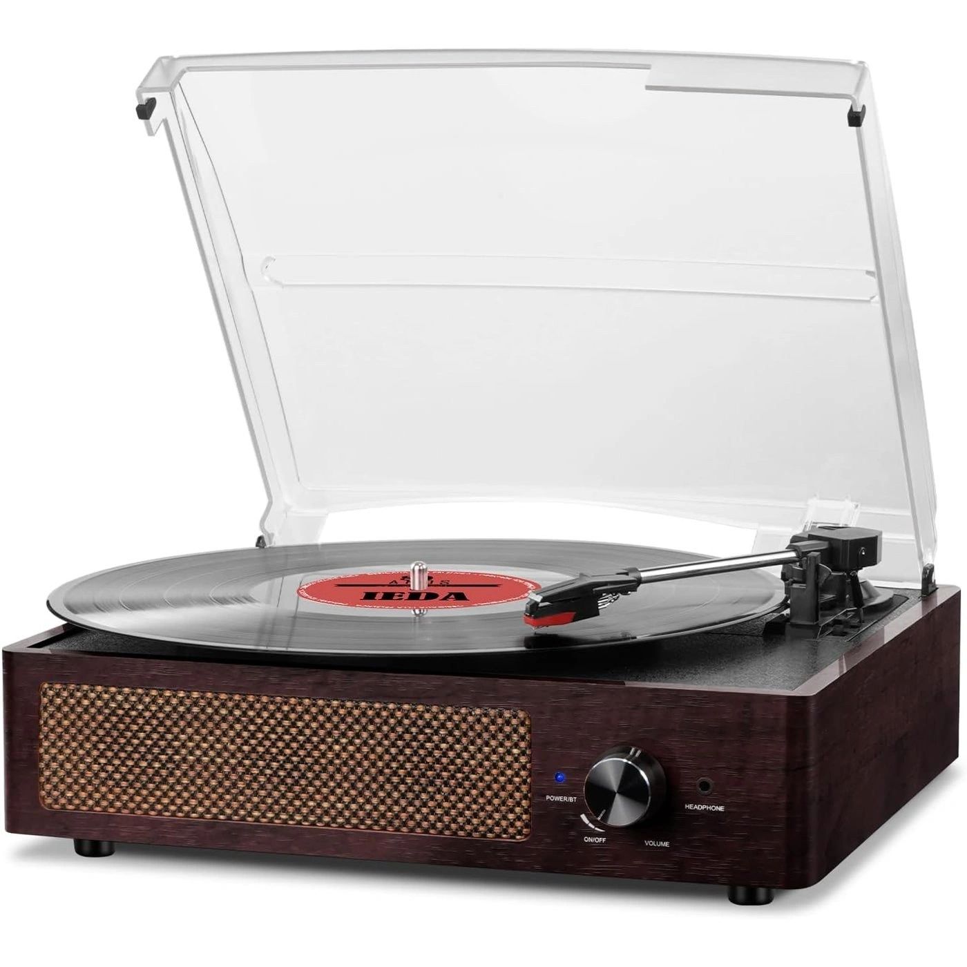 Tocadiscos Clásico Caoba Bluetooth