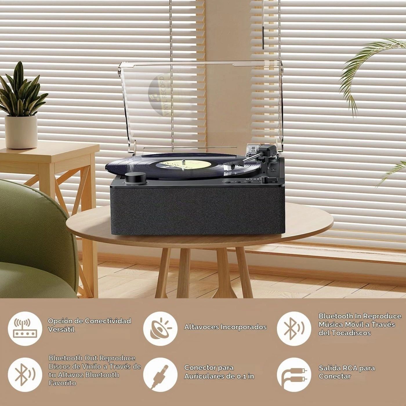 Tocadiscos Mykesonic Automático vista 6