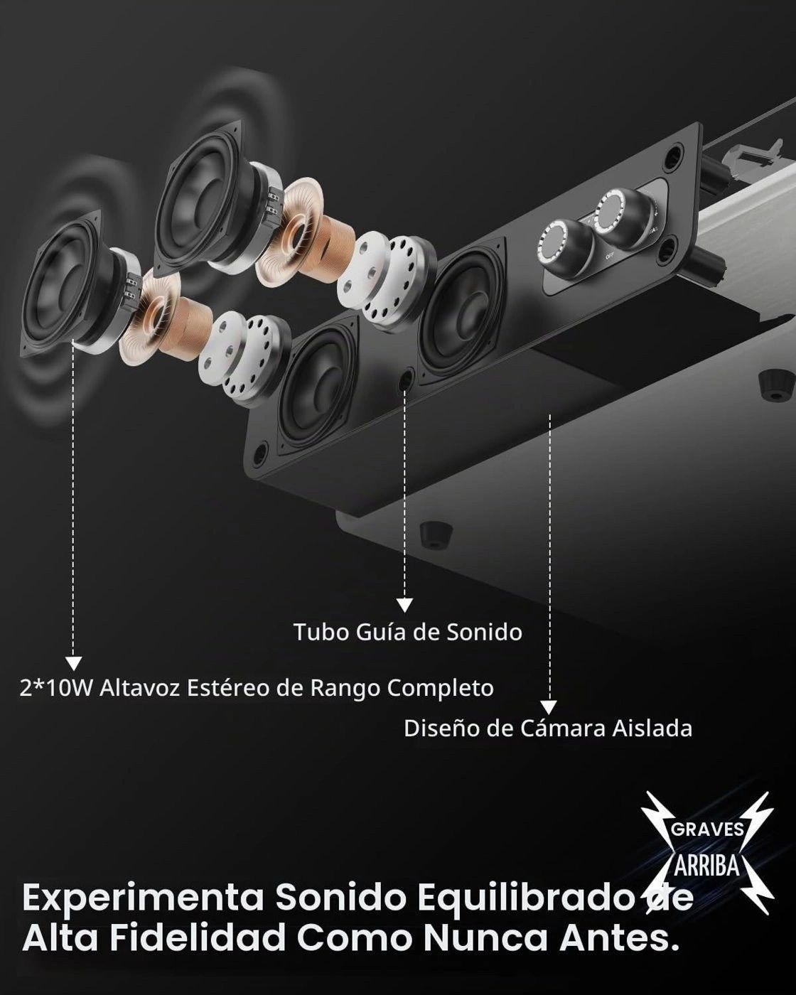 Tocadiscos Blanco 20 W Aguja de Rubí vista 6