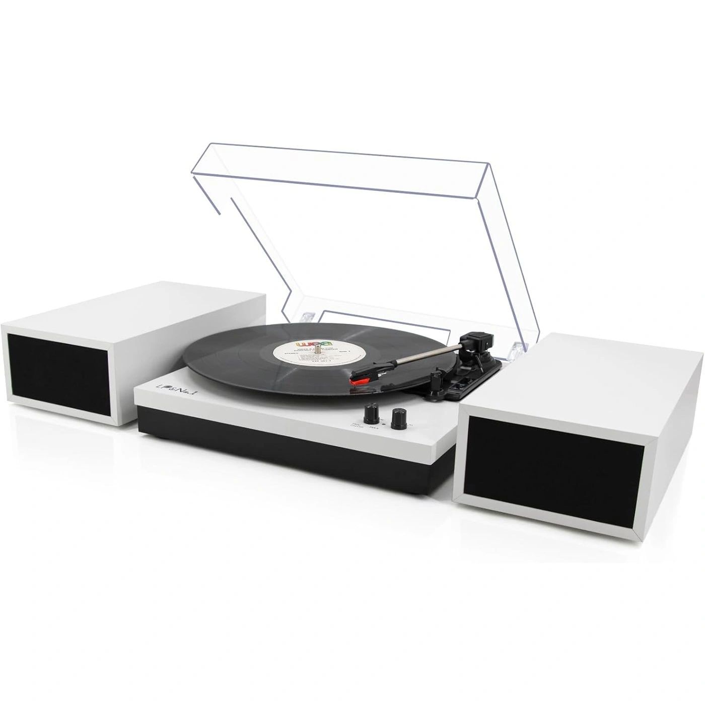 Tocadiscos LP&No.1 Blanco vista 2