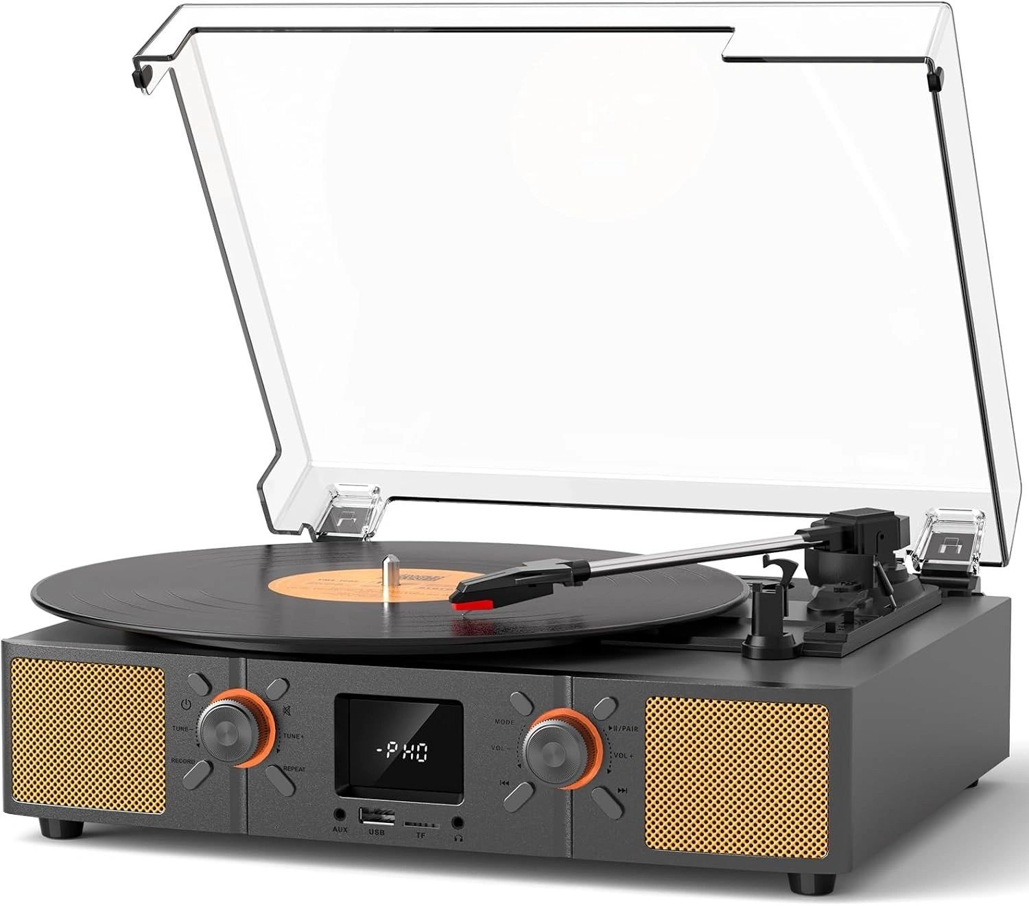 Tocadiscos Vinyls Link Gris
