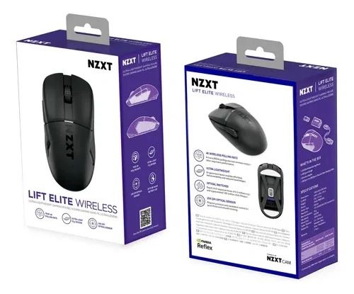 Mouse Gamer NZXT Lift Elite Negro vista 2
