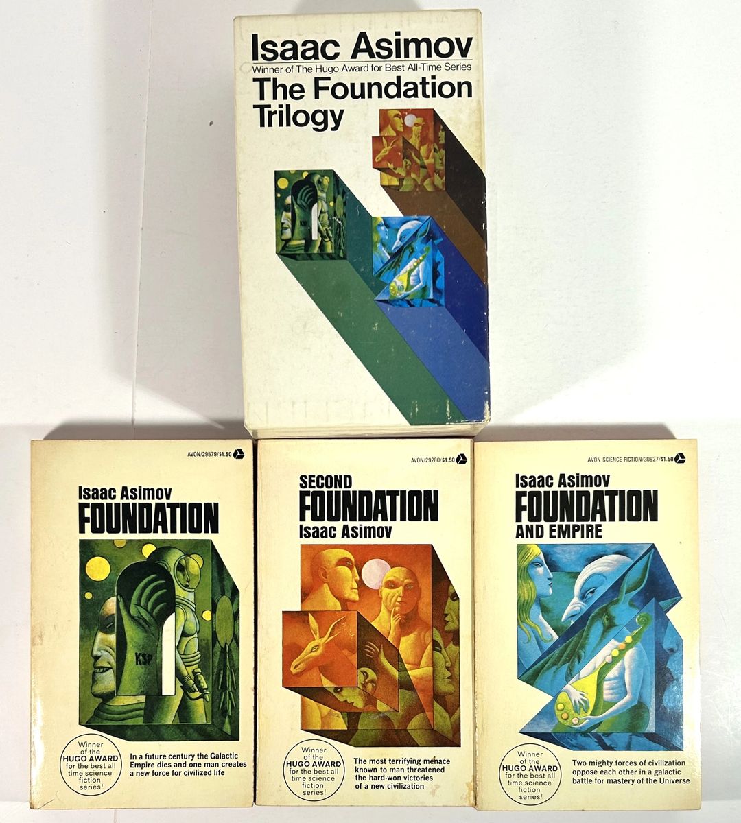 Foundation Trilogy by Isaac Asimov Box Set 1966