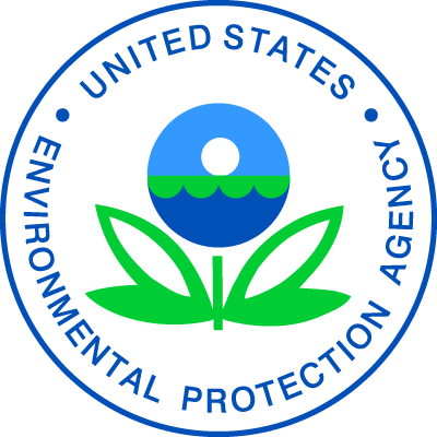 Logo of United States Environmental Protection Agency, Virus Prevention Service Coronavirus