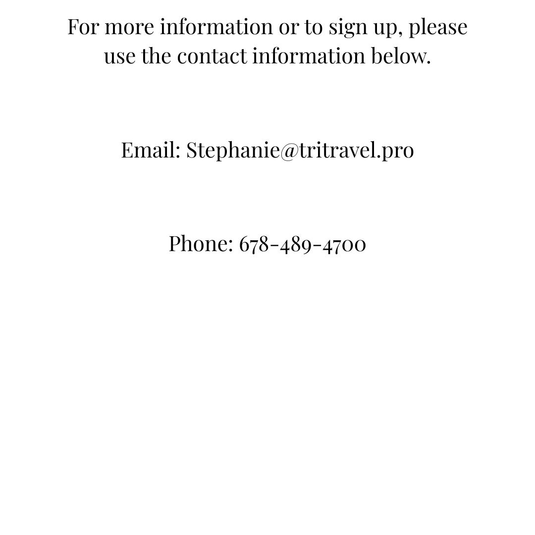 Contact info for Stephanie at Tritravel.pro.