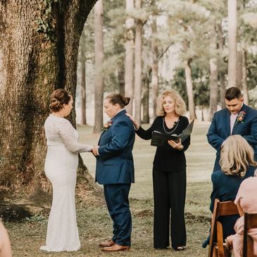 Eden Gardens State Park wedding officiant, same sex officiant Destin FL, gay wedding Destin, Santa R