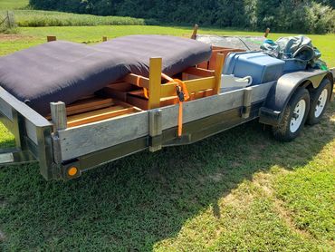 trailer load sofa futon removal