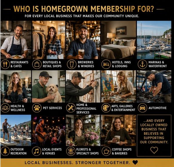 Local business membership benefits various industries in the community.