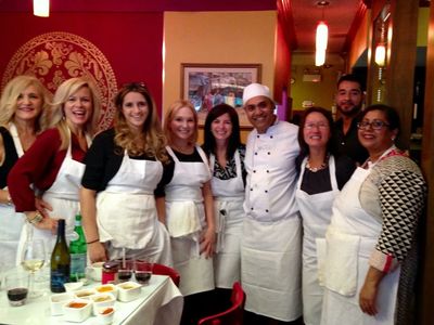 chef lessons every week special ,indian flavours ,wine testing 
