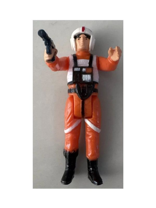 Vintage 1978 Star Wars Luke Skywalker X-Wing Fighter Pilot w/ Handgun (4 Inches)
