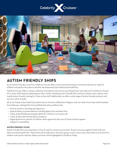 autism friendly ships