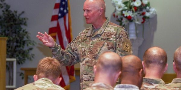 General chaplain of NGB speaks to chaplains at a conference
