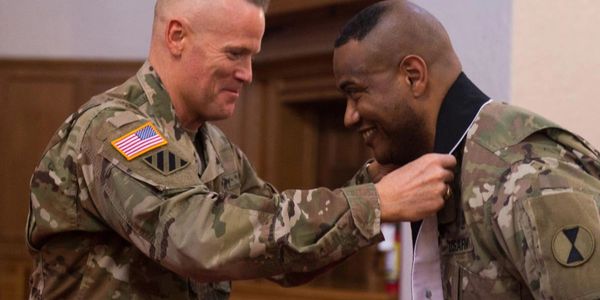 Chaplain receives stole in ceremony