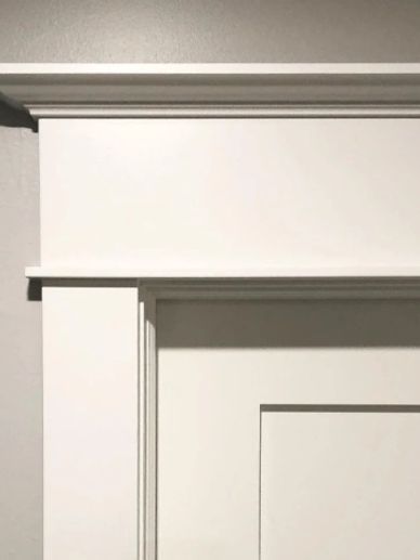 Finish trim and carpentry work including detailed trim and clean lines completed in Batavia, IL and 