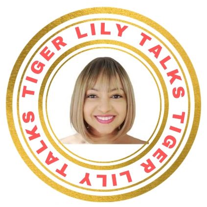 Christina Clark as podcast host of Tiger Lily Talks 