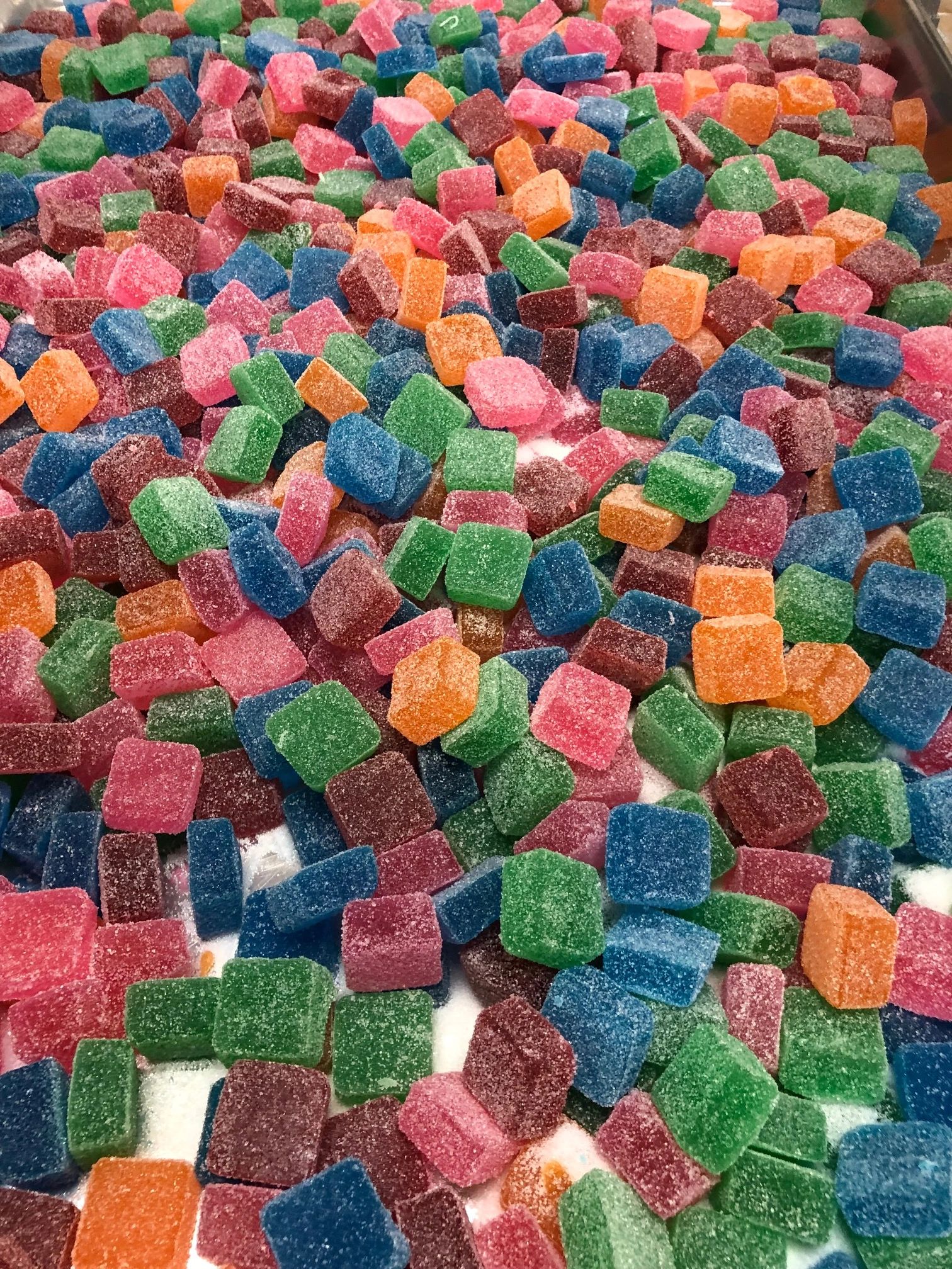 Assorted flavor gummies infused with pure hemp derived extracts.