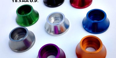 M6 aluminum beauty finishing washers