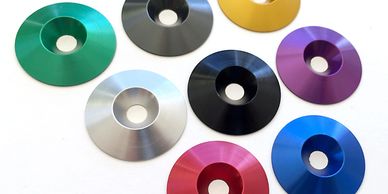 M5 Anodized Aluminum Beauty Washers 5mm