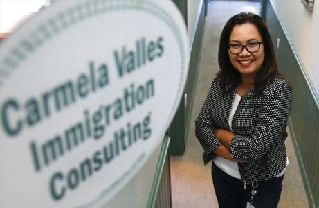 Carmela Valles of Immigration Consulting Services at her office in Peterborough, Ont. - Clifford Ska